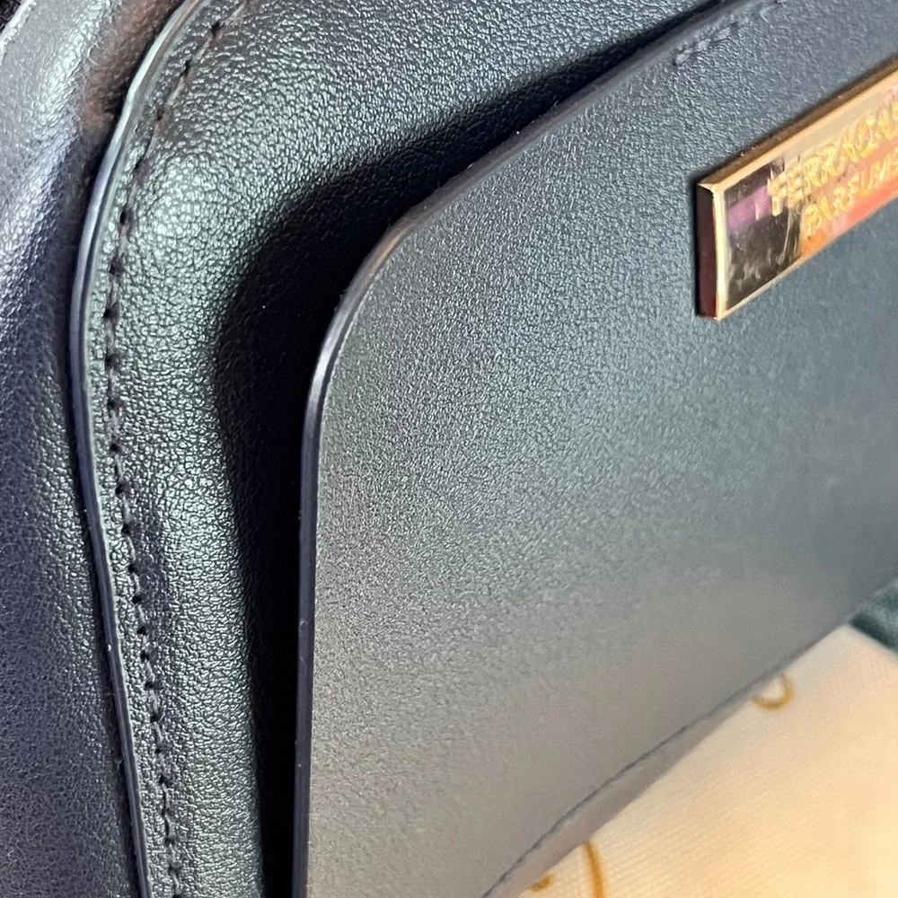 Salvatore Ferragamo Parfums Midnight Blue Cosmetic Pouch or Clutch (NWOT Gift)